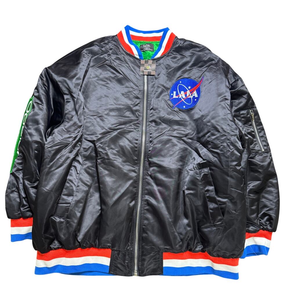 DRESSED IN LALA UNIVERSE NEED YOUR MAGIC OVERSIZED BOMBER JACKET SM small medium